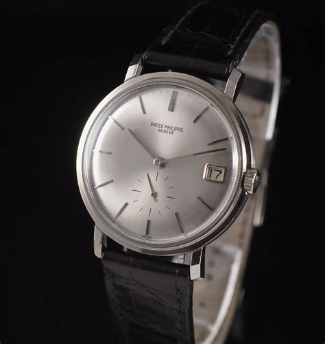 patek philippe 3445 white gold|Patek Philippe White Gold Calatrava Automatic Wristwatch Ref .